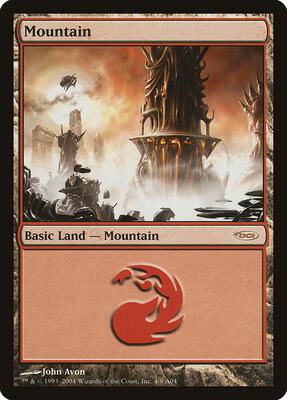 Mountain (2004) card from Arena Promos