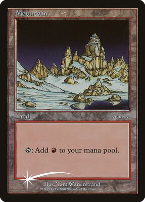 Mountain (2001) card from Arena Promos