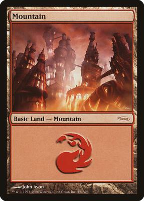 Mountain (2006) card from Arena Promos