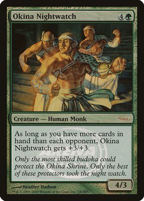 Okina Nightwatch card from Arena Promos