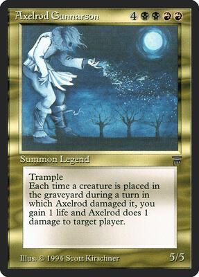 Axelrod Gunnarson card from Legends