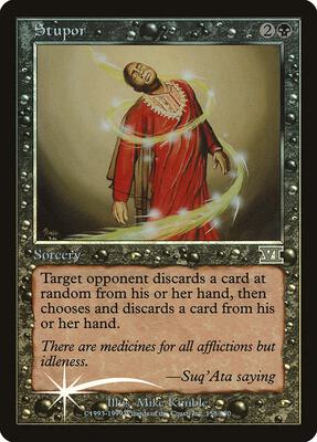 Stupor card from Arena Promos