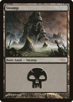 Swamp (2004) card from Arena Promos