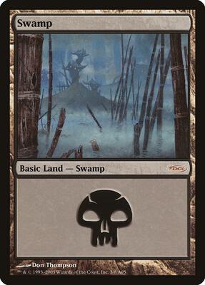 Swamp (2005) card from Arena Promos