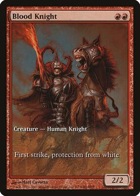 Blood Knight card from Champs Promos