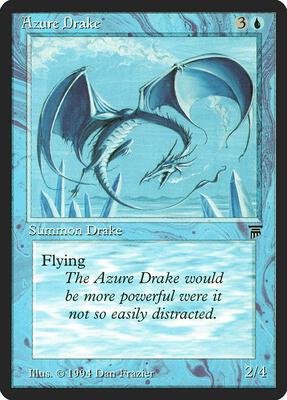Azure Drake card from Legends