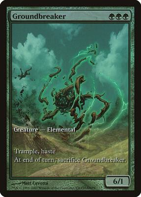 Groundbreaker card from Champs Promos