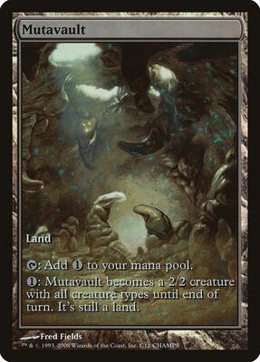 Mutavault card from Champs Promos