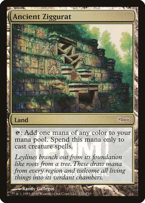 Ancient Ziggurat card from FNM Promos