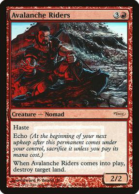 Avalanche Riders card from FNM Promos