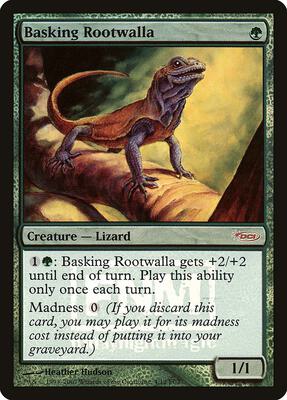 Basking Rootwalla card from FNM Promos
