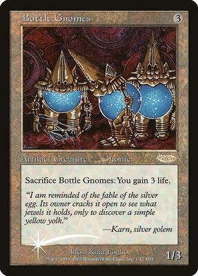 Bottle Gnomes card from FNM Promos