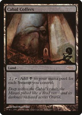 Cabal Coffers card from FNM Promos