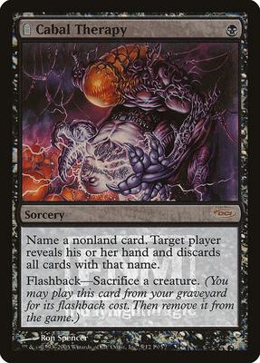 Cabal Therapy card from FNM Promos