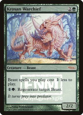 Krosan Warchief card from FNM Promos