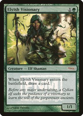 Elvish Visionary card from FNM Promos