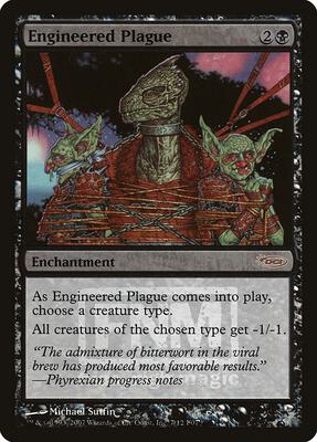 Engineered Plague card from FNM Promos
