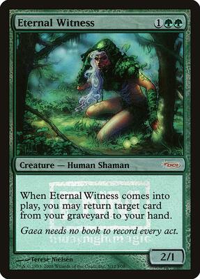 Eternal Witness card from FNM Promos