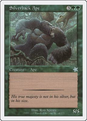 Silverback Ape card from Starter 1999