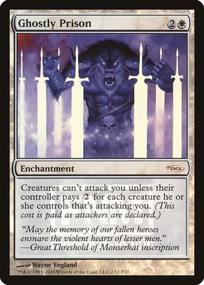 Ghostly Prison card from FNM Promos