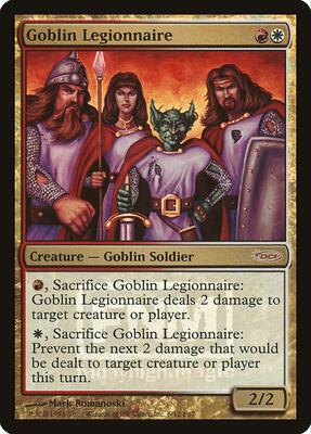 Goblin Legionnaire card from FNM Promos
