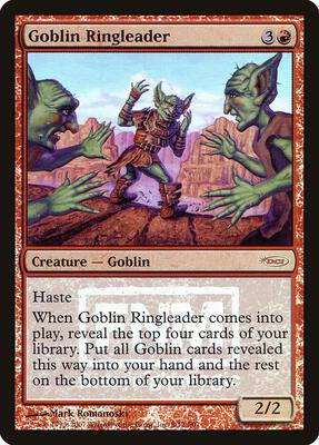 Goblin Ringleader card from FNM Promos