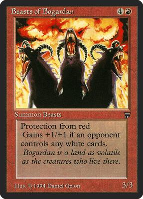 Beasts of Bogardan card from Legends