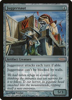 Juggernaut card from FNM Promos