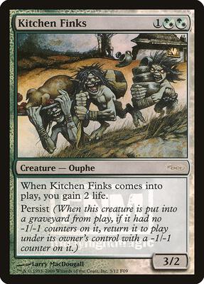 Kitchen Finks card from FNM Promos