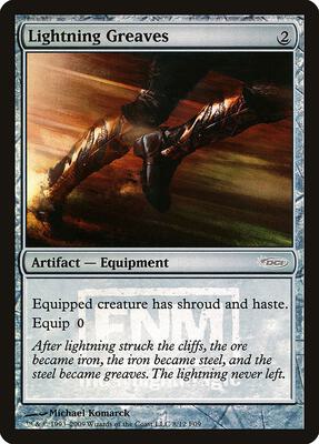 Lightning Greaves card from FNM Promos