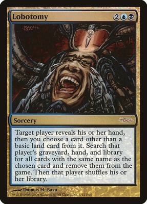 Lobotomy card from FNM Promos