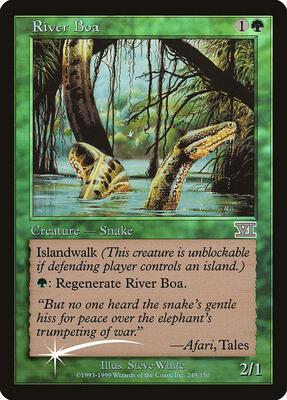 River Boa card from FNM Promos