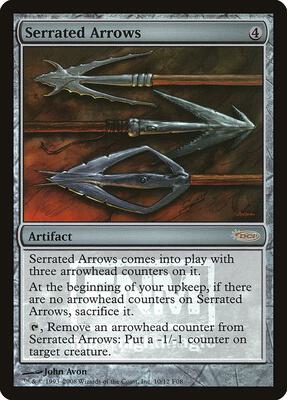 Serrated Arrows card from FNM Promos
