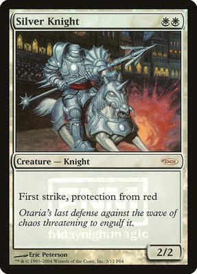 Silver Knight card from FNM Promos