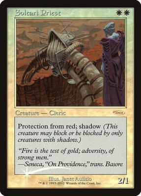 Soltari Priest card from FNM Promos
