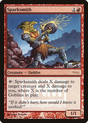 Sparksmith card from FNM Promos
