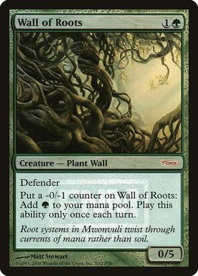 Wall of Roots card from FNM Promos