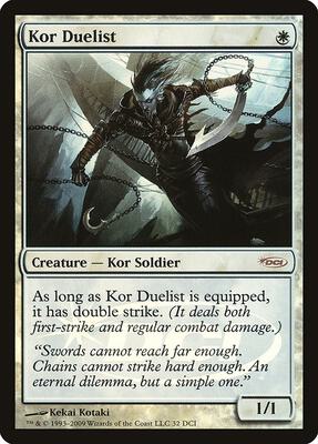 Kor Duelist card from WPN & Gateway Promos