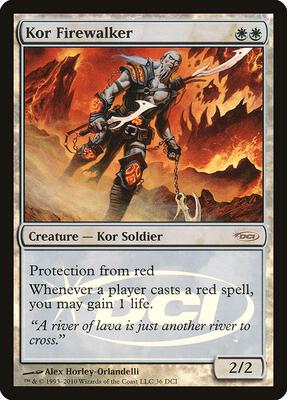 Kor Firewalker card from WPN & Gateway Promos