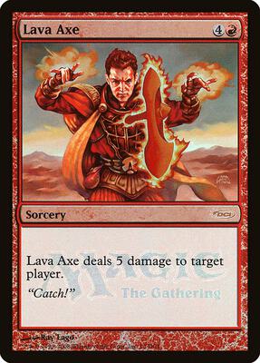 Lava Axe card from WPN & Gateway Promos