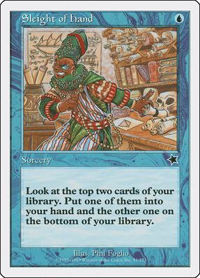 Sleight of Hand card from Starter 1999