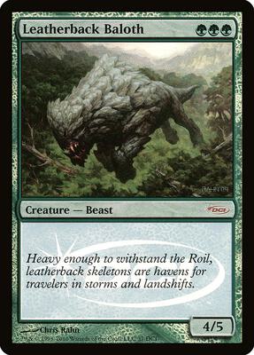 Leatherback Baloth card from WPN & Gateway Promos