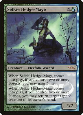 Selkie Hedge-Mage card from WPN & Gateway Promos