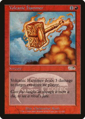 Volcanic Hammer (Junior Super Series) card from Junior Series Promos