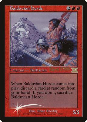 Balduvian Horde card from Unique and Miscellaneous Promos