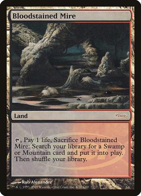 Bloodstained Mire card from Judge Promos