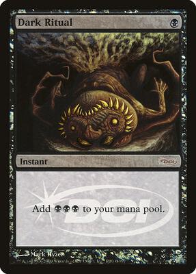 Dark Ritual card from Judge Promos