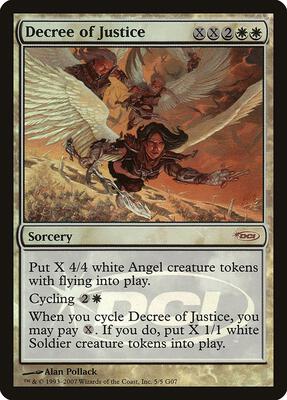 Decree of Justice card from Judge Promos