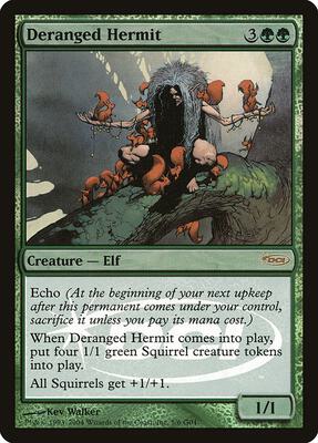 Deranged Hermit card from Judge Promos