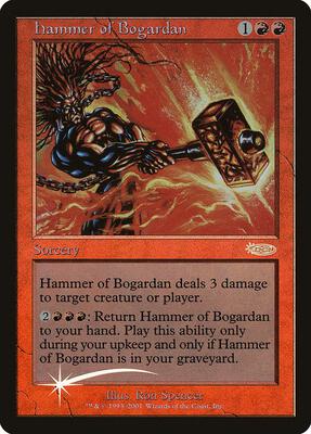 Hammer of Bogardan card from Judge Promos